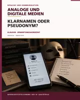 Vorschau - Arbeitsblätter - Materialgestütztes Schreiben – Klarnamen oder Pseudonym? | Digitale Debattenkultur | Klausur Deutsch Oberstufe + EWH - Deckblatt