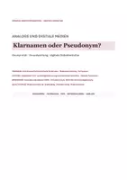 Vorschau - Arbeitsblätter - Materialgestütztes Schreiben – Klarnamen oder Pseudonym? | Digitale Debattenkultur | Klausur Deutsch Oberstufe + EWH - Seite 1