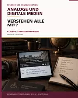 Vorschau - Arbeitsblätter - Materialgestütztes Schreiben – Barrierefreie Kommunikation | Multimodalität & klare Sprache | Klausur Oberstufe + EWH - Deckblatt