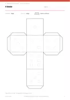 anteprima - Esercizi - 🧊 Geometria: il dado da costruire, lo sviluppo del cubo - Pagina 3