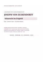 Vorschau - Arbeitsblätter - Eichendorff: Sehnsucht im Zeigfeld | Lyrikanalyse mit Sprachwissenschaft + EWH - Sprache und Kommunikation in analogen und digitalen Medien - Seite 1