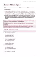 Vorschau - Arbeitsblätter - Eichendorff: Sehnsucht im Zeigfeld | Lyrikanalyse mit Sprachwissenschaft + EWH - Sprache und Kommunikation in analogen und digitalen Medien - Seite 3