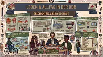 Vorschau - Unterrichtsreihen - Leben & Alltag in der DDR | Klasse 9/10 - Deckblatt
