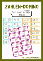 Vorschau - Spiele - Zahlen-Domino mit Dienes-Material bis 100 | Zahlen & Zahlwörter - Deckblatt