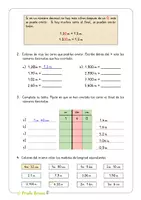 Vista previa - Hojas de trabajo - Escritura decimal de longitudes (m, dm, cm) - página 1