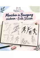 Vorschau - Arbeitsblätter - Menschen in Bewegung zeichnen - erste Skizzen - Deckblatt
