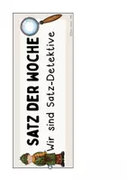 Vorschau - Arbeitsblätter - Satz der Woche: Materialpaket (Tafelaushänge und Arbeitsheft, Kl. 2-4) - Seite 3