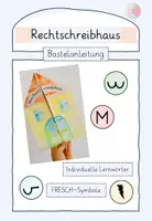 Vorschau - Mal- und Bastelvorlagen - Rechtschreibhaus Fresch Rechtschreibstrategien - Deckblatt