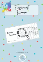 Vorschau - Arbeitsblätter - Europa Forscherheft - Deckblatt