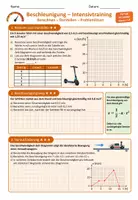 Vorschau - Unterrichtsreihen - Beschleunigung Rechentraining – Physik Sek I Arbeitsblätter inkl. Lösungen - Seite 2