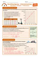 Vorschau - Unterrichtsreihen - Beschleunigung Rechentraining – Physik Sek I Arbeitsblätter inkl. Lösungen - Seite 3
