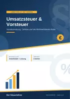 Vorschau - Arbeitsblätter - Umsatzsteuer & Vorsteuer im Unternehmen - Deckblatt