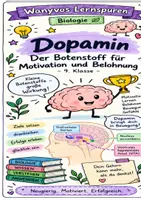Vorschau - Arbeitsblätter - Wanyvo´s Lernspuren Dopamin - Deckblatt