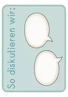 Vorschau - Poster - Diskussionsregeln und Satzstarter in der Grundschule - Seite 1