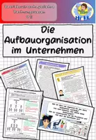 Vorschau - Stundenentwürfe - Die Aufbauorganisation im Unternehmen BwR 9 II Lehrplan Plus - Deckblatt