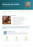 Vorschau - Arbeitsblätter - AB Hörverstehen | Podcast | Weltgeschichte | Alexander der Große | Geschichte und Sachunterricht Grundschule - Deckblatt