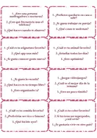 Vista previa - Juegos / Gamificación - FAST DATES (castellano, inglés, catalán, euskera y gallego) - página 3