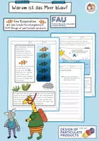 Vorschau - Arbeitsblätter - Forschen im Sachunterricht - Warum ist das Meer blau? - Deckblatt