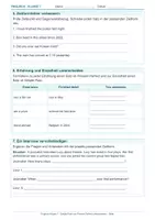Vorschau - Arbeitsblätter - Arbeitsblatt Englisch Klasse 7 – Simple Past und Present Perfect unterscheiden - Seite 2