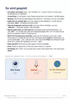 Vorschau - Arbeitsblätter - Präpositionalobjekt oder Ortsangabe? Reaktionsspiel "Startfreigabe" - Satzglieder Klasse 5-7, mit Kontrolltabelle - Seite 2