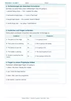 Vorschau - Arbeitsblätter - Arbeitsblatt Englisch Klasse 7 – Zukunft mit going to ausdrücken - Seite 1