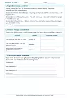 Vorschau - Arbeitsblätter - Arbeitsblatt Englisch Klasse 7 – Zusammenhängenden englischen Text strukturieren - Seite 2
