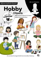 Vorschau - selbst erstellte Cliparts/Grafiken - Hobby Cliparts: Kinder #diversitykids (Neue Auflage!) - Deckblatt