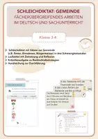 Vorschau - Arbeitsblätter - Schleichdiktat zum Thema Gemeinde - Deckblatt