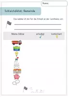 Vorschau - Arbeitsblätter - Schleichdiktat zum Thema Gemeinde - Seite 3