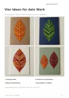 Vorschau - Anderer Materialtyp - Herbstblatt als Fadenbild - Seite 2