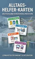 Vorschau - Stationenlernen - Alltags-Helfer-Karten: Deutschland verstehen & meistern (A1/A2) | Modulare Impulskarten mit Kulturtipps - Deckblatt