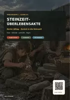 Vorschau - Arbeitsblätter - Steinzeit Harter Alltag. Arbeitsblatt zum Video - Deckblatt