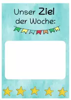 Vorschau - Poster - Verstärkersytem für Klassenverband (Ziel der Woche) - Deckblatt