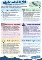Vorschau - Stationenlernen - Glaube – mehr als ein Wort | Kartenspiel Religion Klasse 7–13 | 30 Gesprächskarten & Unterrichtsmaterial - Seite 3