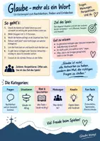 Vorschau - Stationenlernen - Glaube – mehr als ein Wort | Kartenspiel Religion Klasse 7–13 | 30 Gesprächskarten & Unterrichtsmaterial - Seite 1