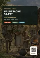 Vorschau - Arbeitsblätter - Ernährung in der Steinzeit - Arbeitsblatt zum Video mit QR-Code - Deckblatt