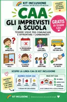 anteprima - Flashcard - CAA - Imprevisti a scuola - 20 tessere gratuite - Pagina di copertina