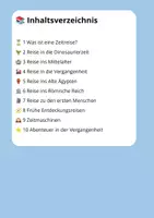 Vorschau - Stundenentwürfe - Leseverständnis Zeitreise – Klasse 2 | 10 Lesetexte mit Fragen & Lösungen - Seite 1