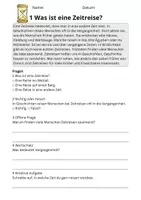 Vorschau - Stundenentwürfe - Leseverständnis Zeitreise – Klasse 2 | 10 Lesetexte mit Fragen & Lösungen - Seite 3
