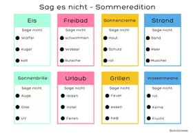 Vorschau - Spiele - Sag es nicht - Sommeredition - Seite 1