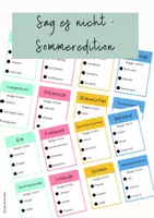 Vorschau - Spiele - Sag es nicht - Sommeredition - Deckblatt