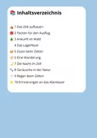 Vorschau - Stundenentwürfe - Leseverständnis Zelten – Klasse 2 | 10 Lesetexte - Seite 1