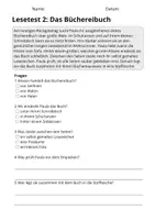 Vorschau - Stundenentwürfe - Lesetest Klasse 2 | 10 Texte mit Fragen & Lösungen - Seite 3