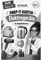 Vorschau - Spiele - NaWi Materialpaket „Technik“ – 4 Swap-it-Kartenspiele für Klasse 5/6 | Farbe & S/W - Seite 1