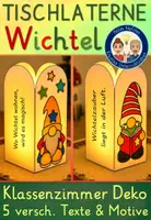 Vorschau - Stundenentwürfe - Wichtel Weihnachten Laterne basteln - Ein Wichtel zieht ein - Deckblatt