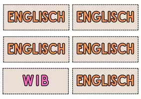 Vorschau - Mal- und Bastelvorlagen - Stundenplan Klassenzimmer Beige Bunt - Seite 2