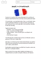 Vorschau - Arbeitsblätter - Musik in Frankreich - Seite 1