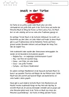 Vorschau - Arbeitsblätter - Musik in der Türkei - Deckblatt