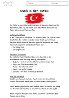 Vorschau - Arbeitsblätter - Musik in der Türkei - Seite 1