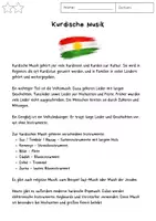 Vorschau - Arbeitsblätter - Kurdische Musik - Seite 1